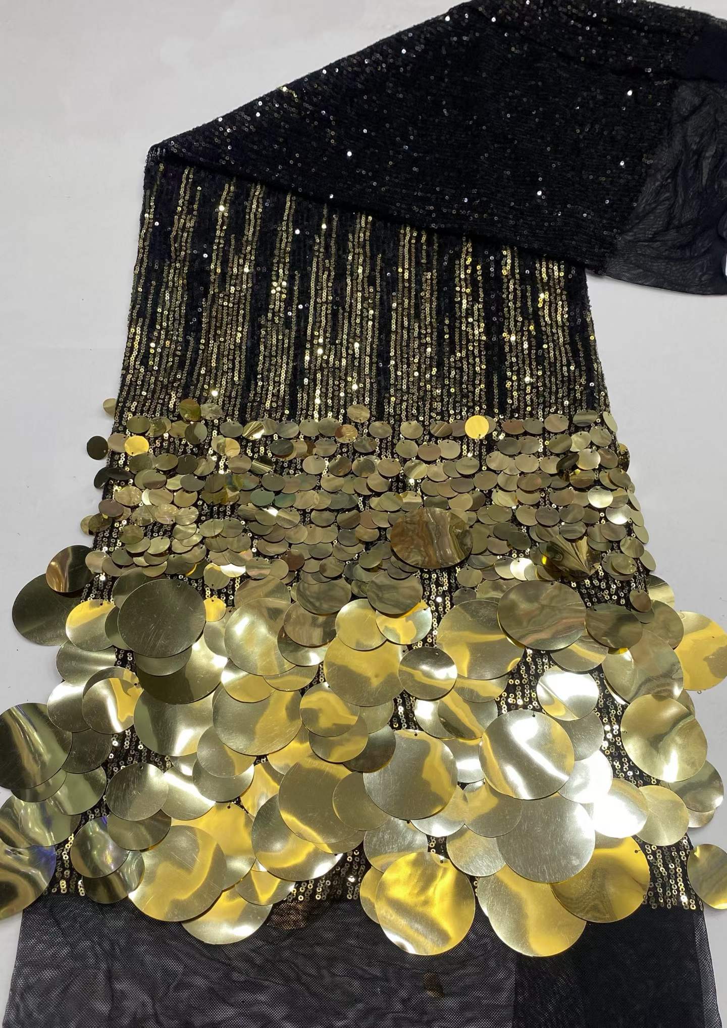 Glitter Tablecloth - 5 yards pailletten tule kant Afrikaanse