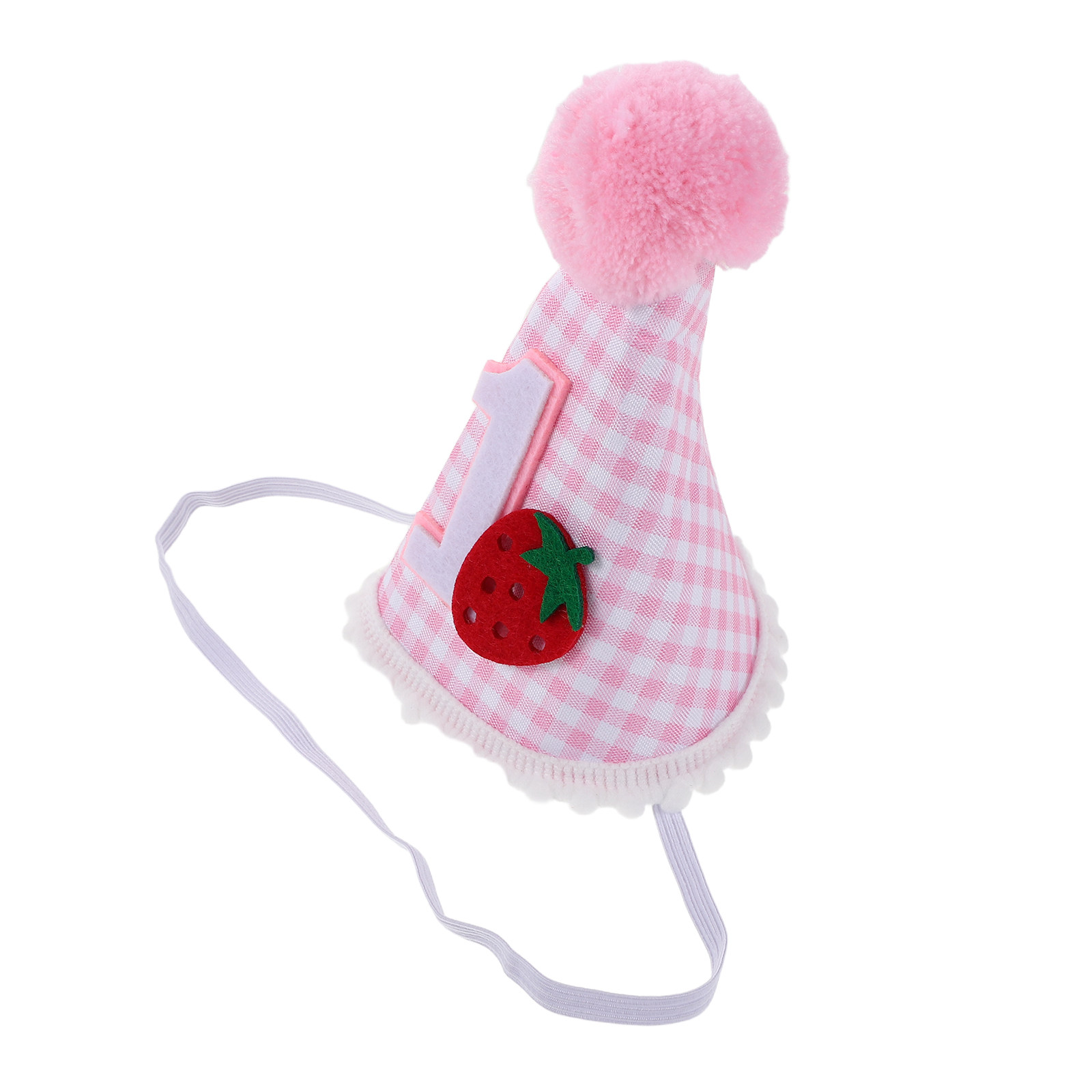 Aardbeienhoed voor de eerste v - Party Hat Cone recensie en prijs