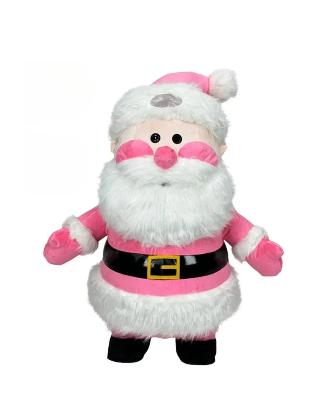 Roze opblaasbaar kerstmankostu - Event & Party Supply recensie en prijs
