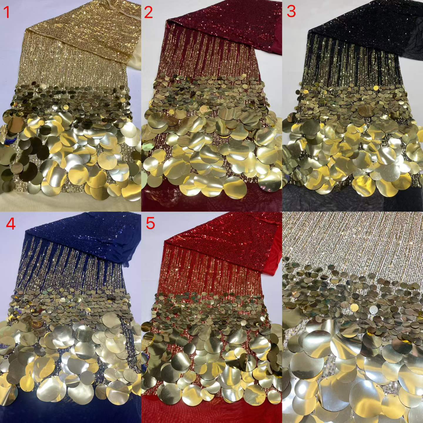 5 yards pailletten tule kant A - Glitter Tablecloth recensie en prijs