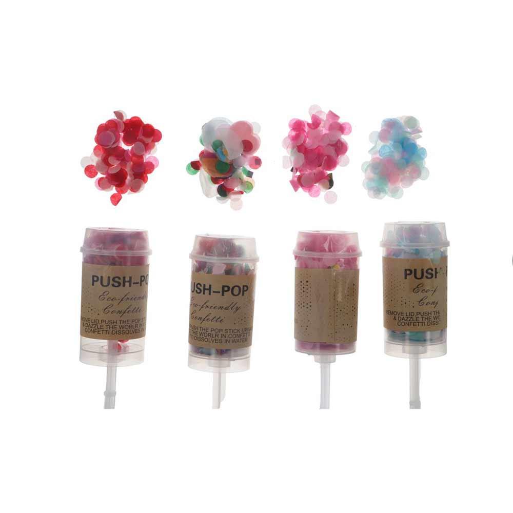 Kleurrijke pastelkleurige brui - Confetti Cannon Tube recensie en prijs